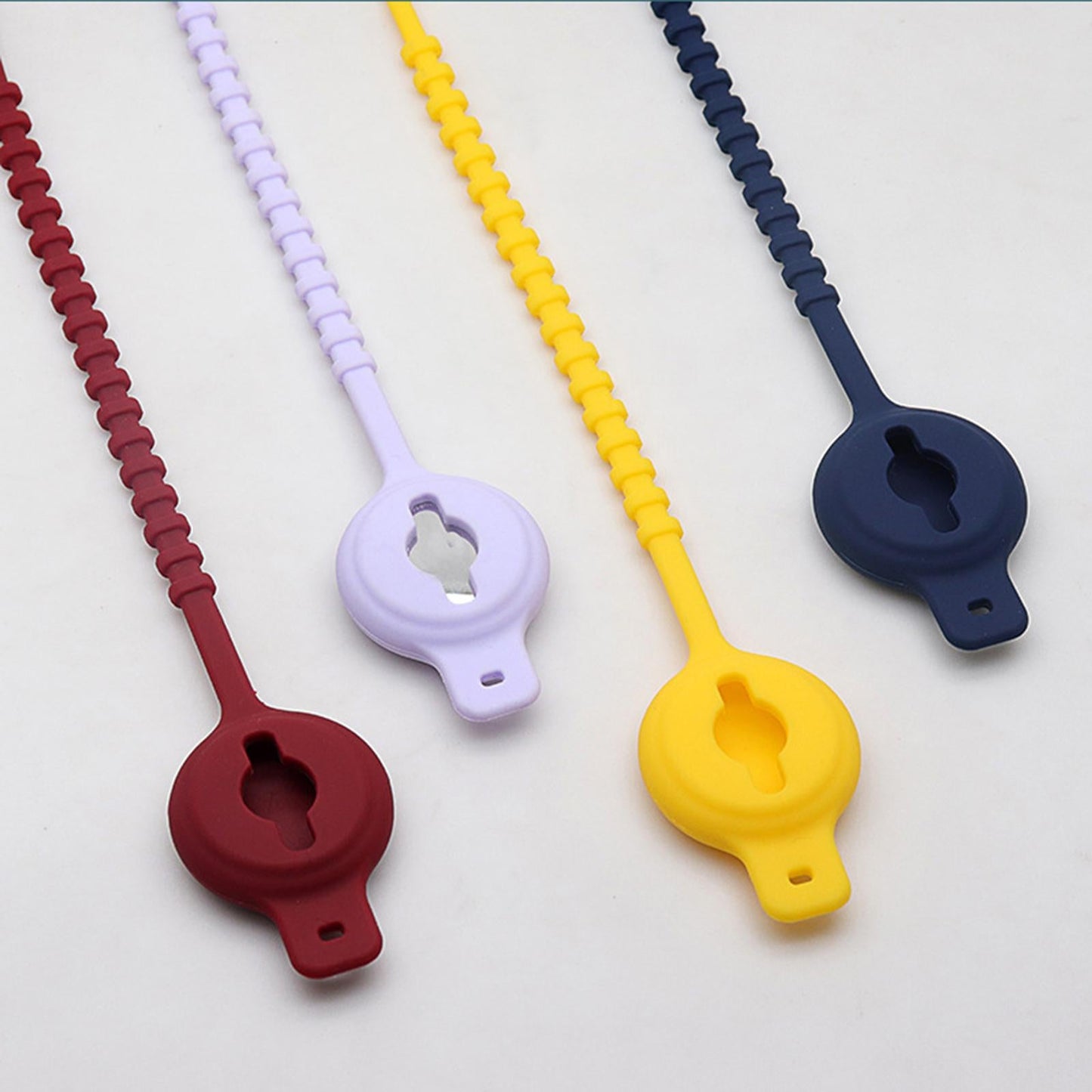 Air Tag Protective Holder Location Tracker Easy Carry Night light Blue