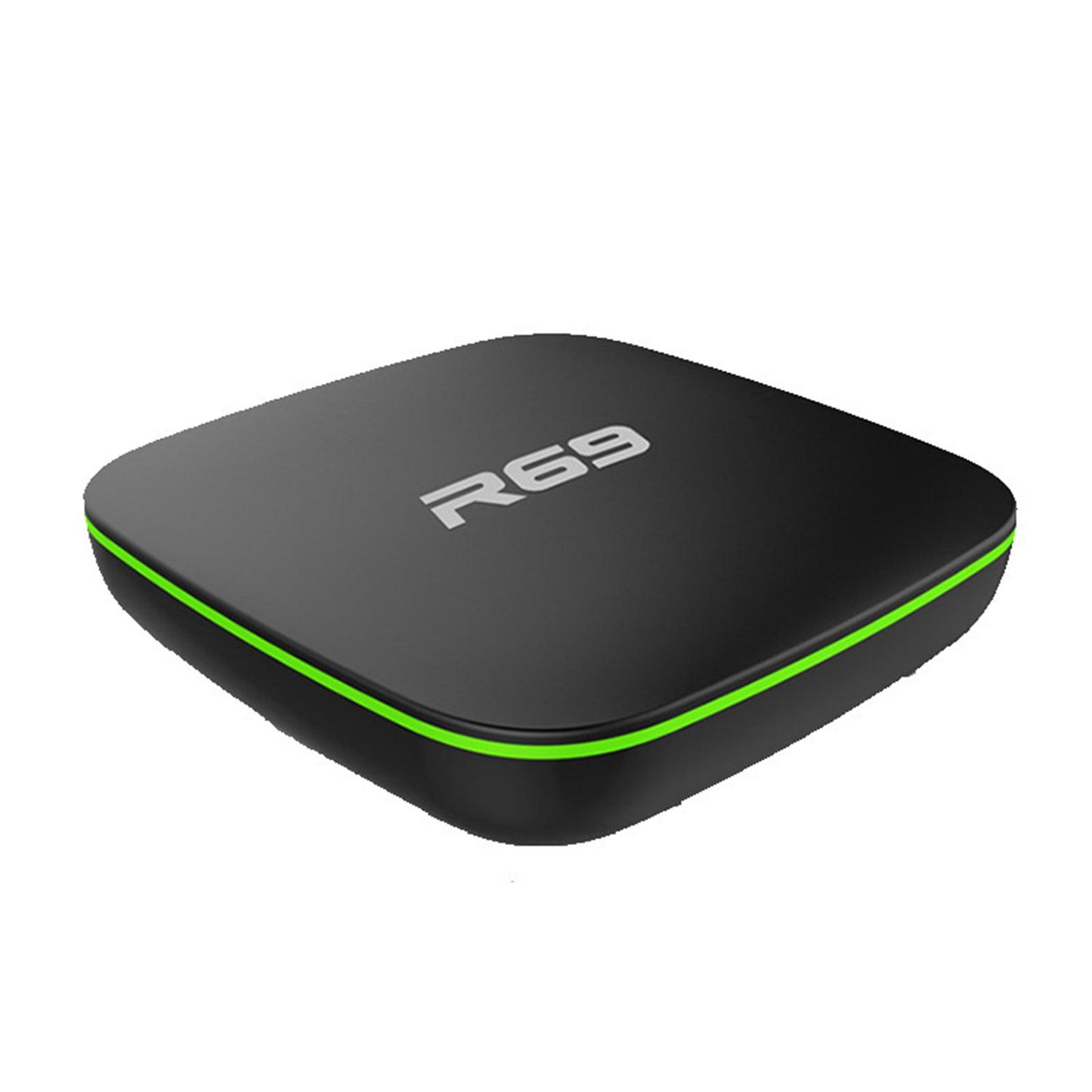 R69 Smart TV Case 4K HD Quad-Core 2.4G Wifi Plug-US 1G RAM 8G ROM