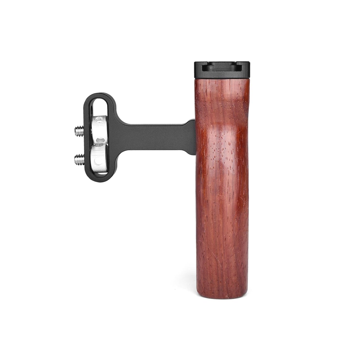 Side Wooden Handle Grip Built-In Wrench Cold Shoe Groove for Digital Camera