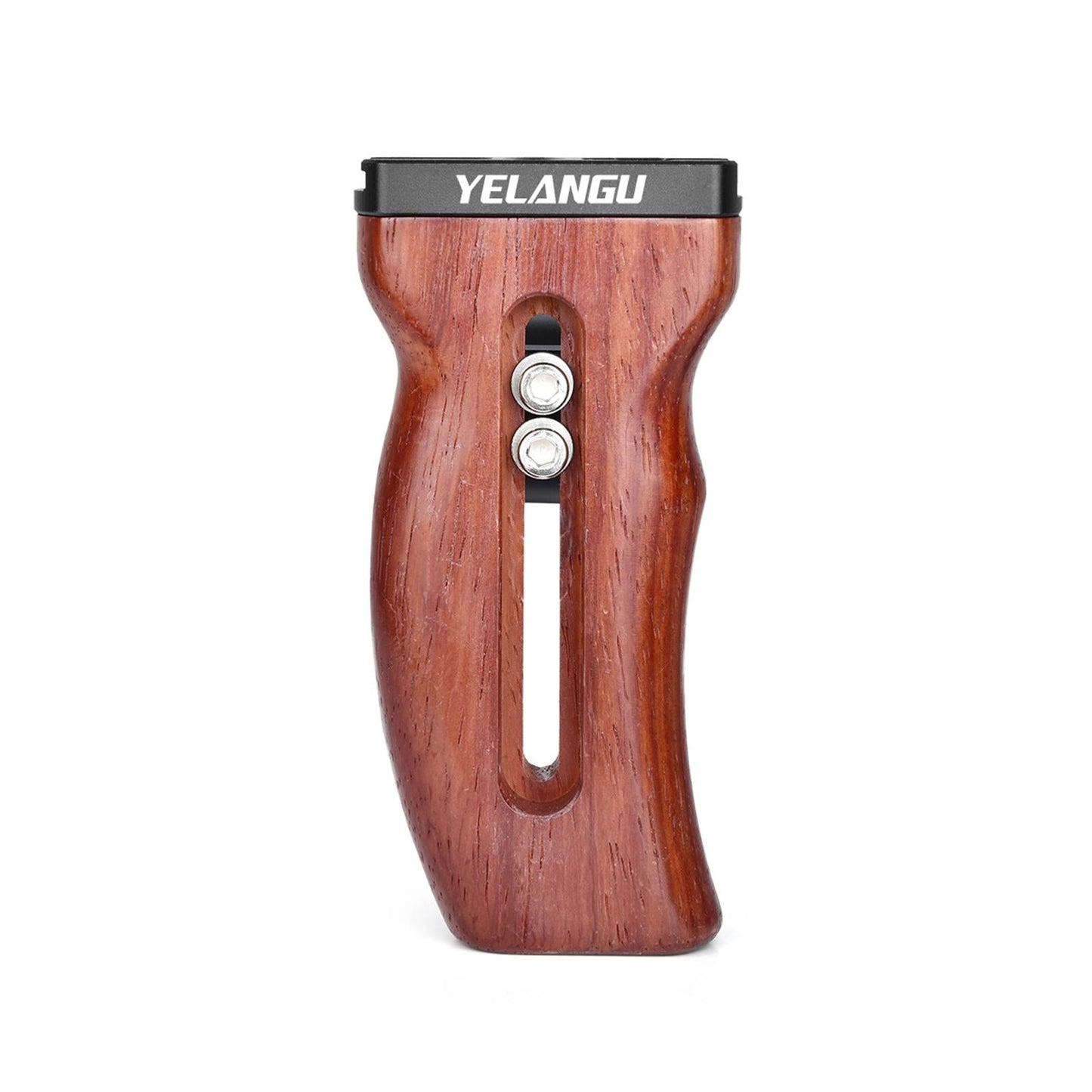 Side Wooden Handle Grip Built-In Wrench Cold Shoe Groove for Digital Camera