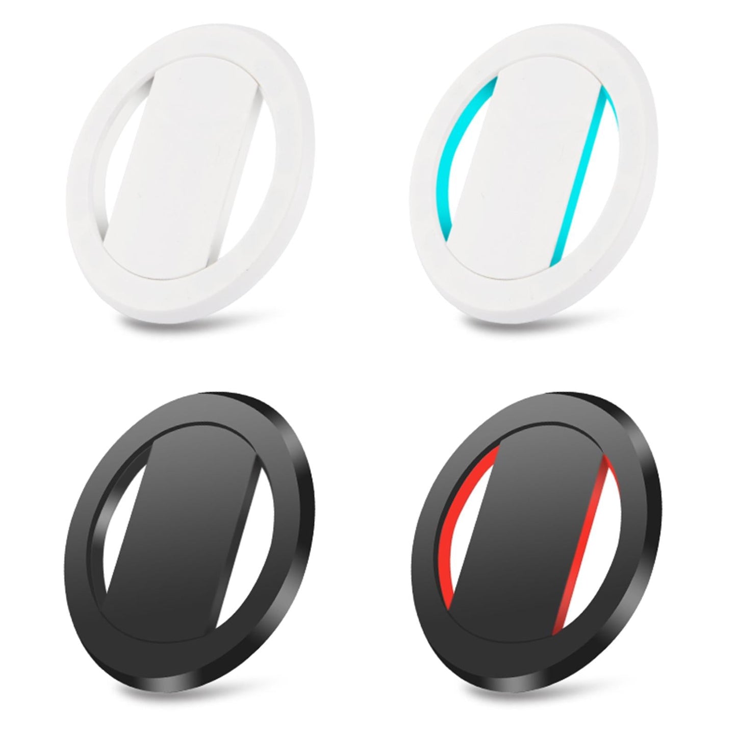Upgraded Clip Magnetic Phone Holder Strong N52 Magnets Square for Car Vent White