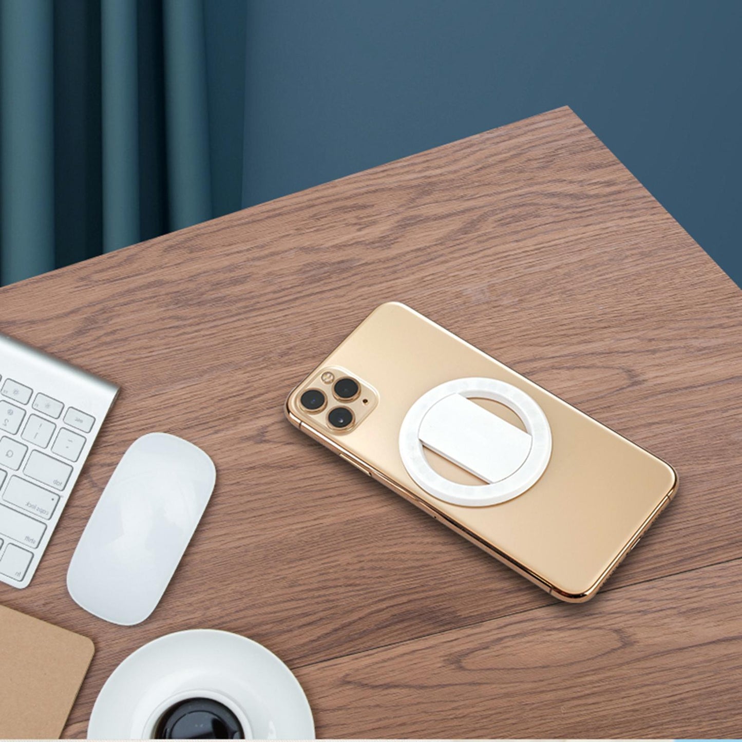 Upgraded Clip Magnetic Phone Holder Strong N52 Magnets Square for Car Vent Black Red