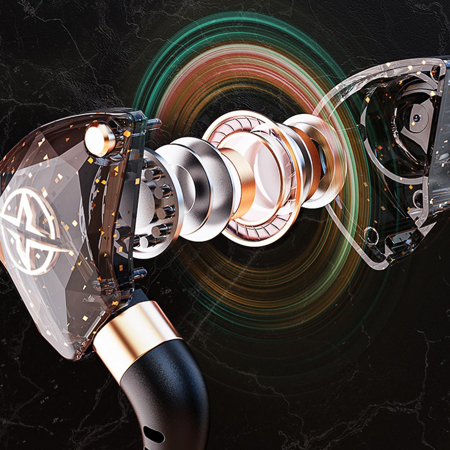 x6 Wired Headphone Wrap In-Ear 360 Deep Bass 3.5mm for Gaming Sports Purple