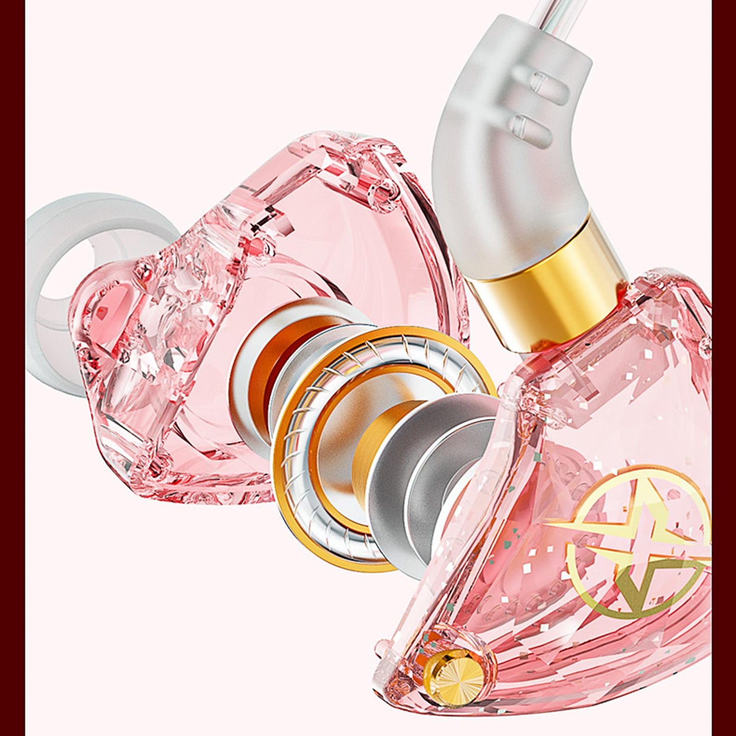 x6 Wired Headphone Wrap In-Ear 360 Deep Bass 3.5mm for Gaming Sports Green