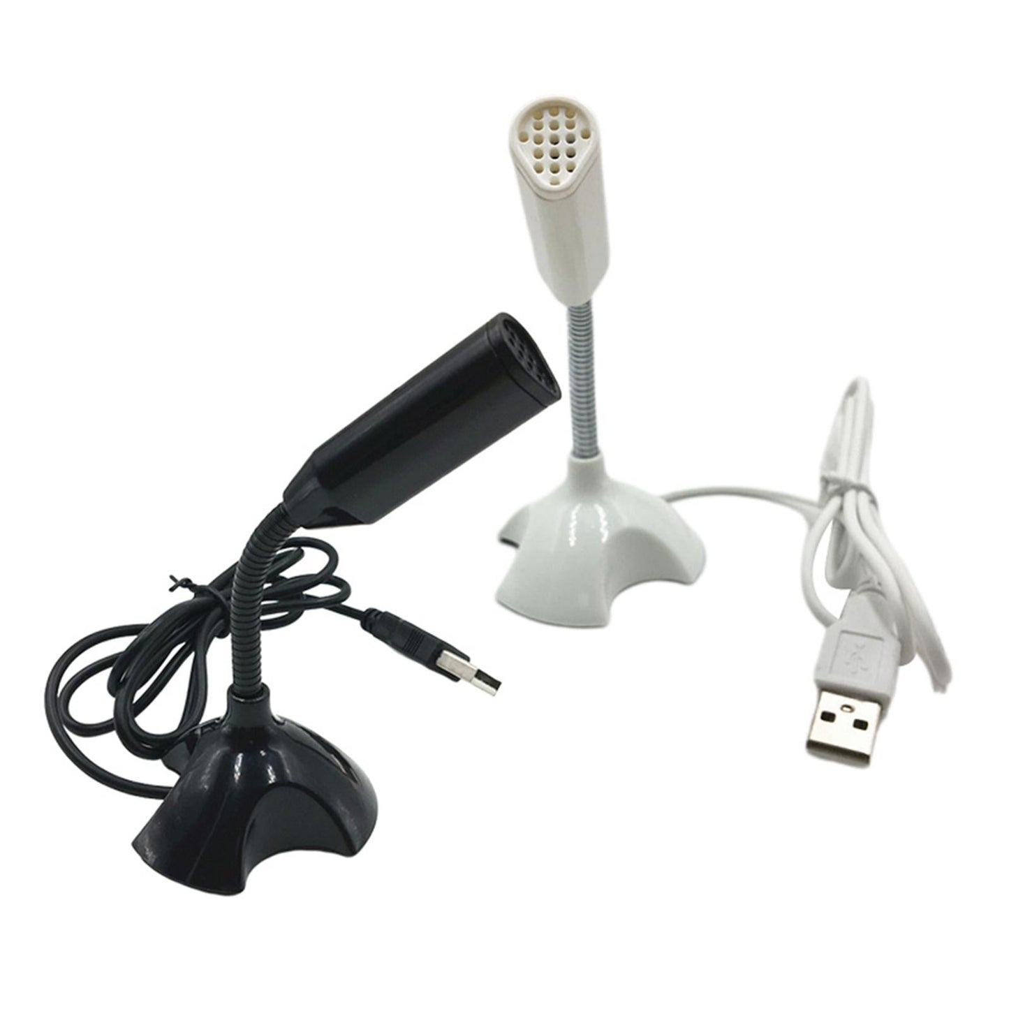 USB Desktop Microphone 360 Degree Pick up Omnidirectional for Studio Speech Black