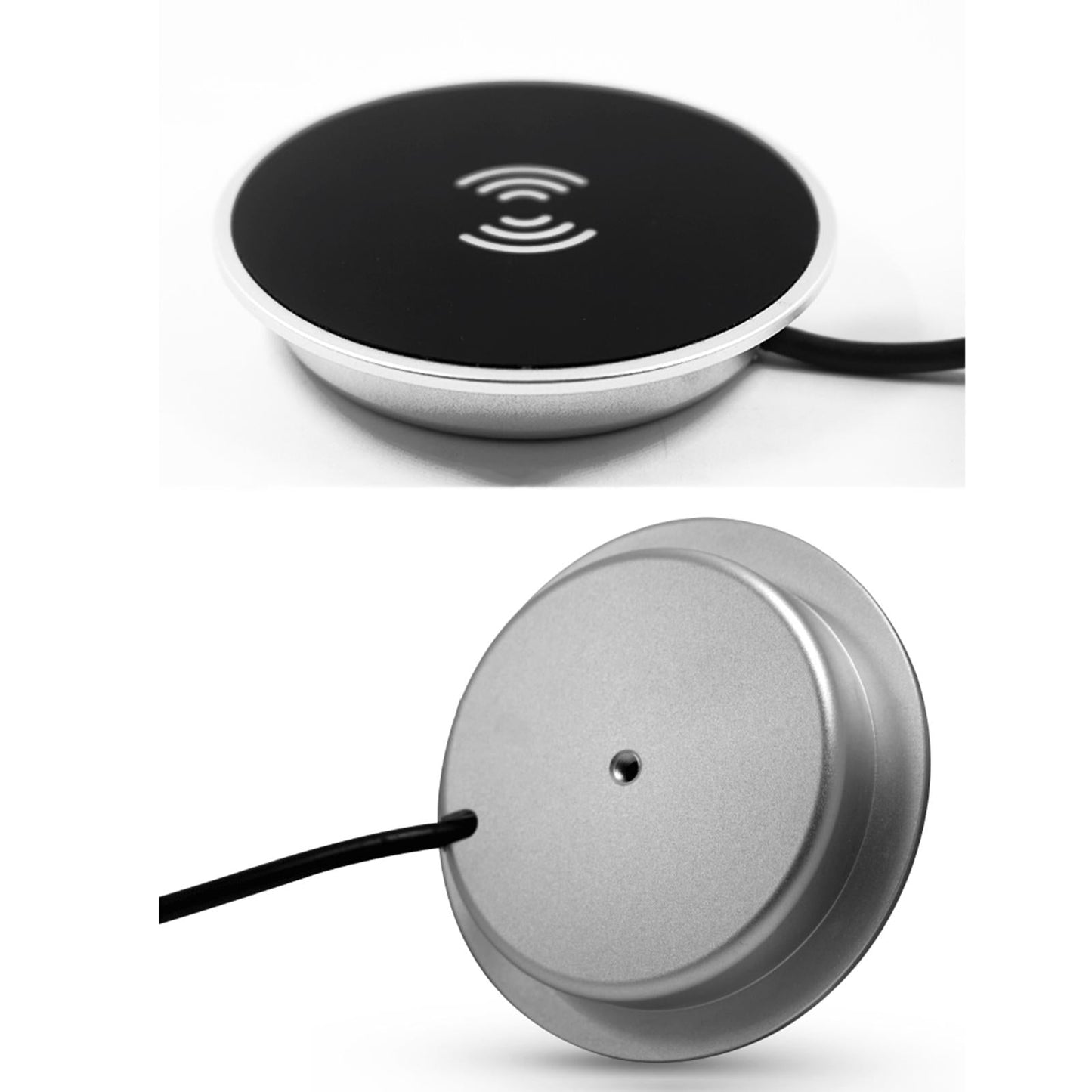 Desktop Wireless Charger Station Qi-Certified Hidden Quick Charge for Tables