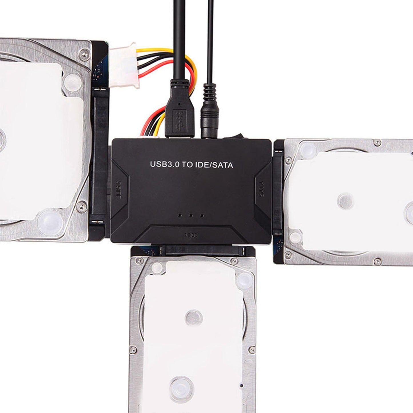 5Gbps USB 3.0 to SATA/IDE Adapter 5.25inch DVD-RAM for External HDD/SSD UK