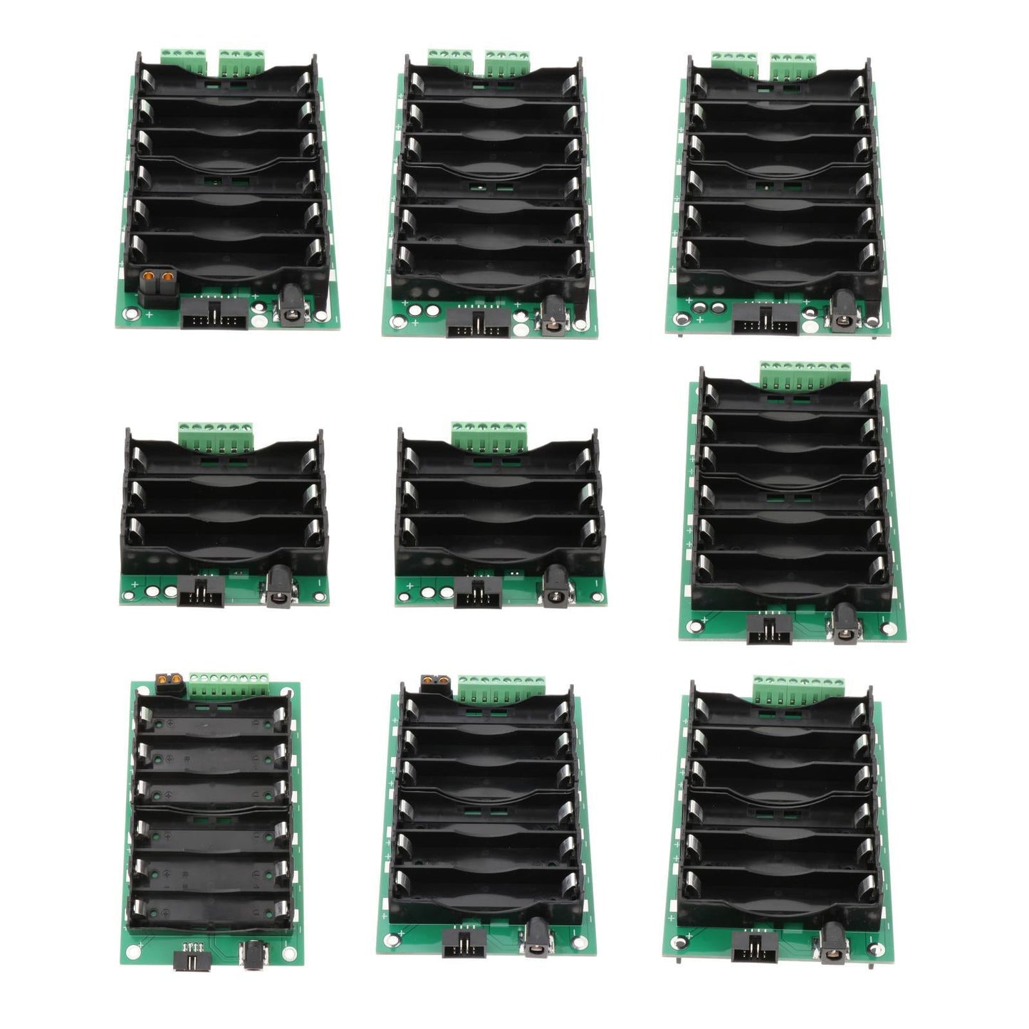 12V 3S Power Wall 18650 Battery Pack BMS Battery Holder 6s Single side