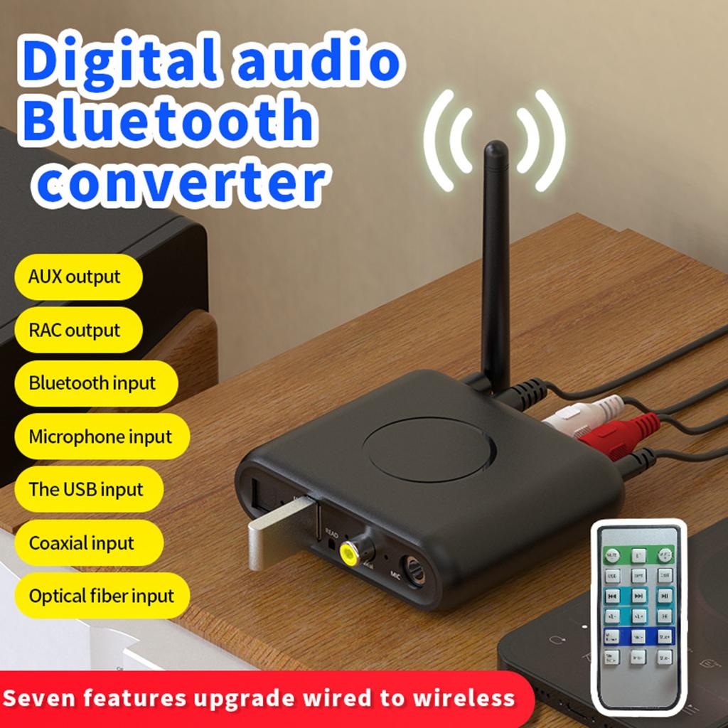 Bluetooth 5.0 Audio Adapter Plug and Play Receiver for TV Tablet Home Stereo