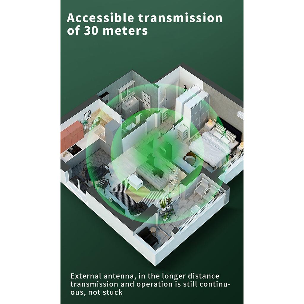 Bluetooth 5.0 Audio Adapter Plug and Play Receiver for TV Tablet Home Stereo