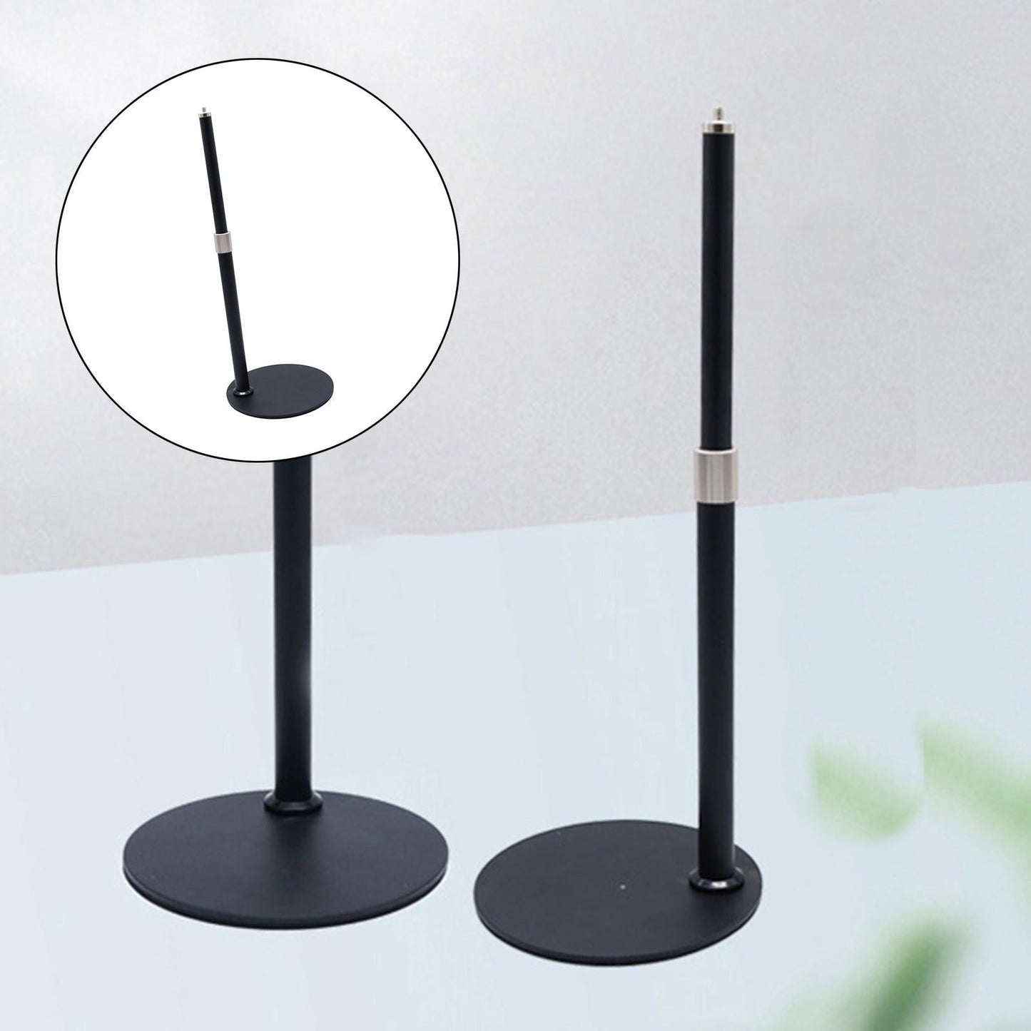 Portable Fill Light Stand Adjustable Lighting for Video Ring Light 24cm-39cm