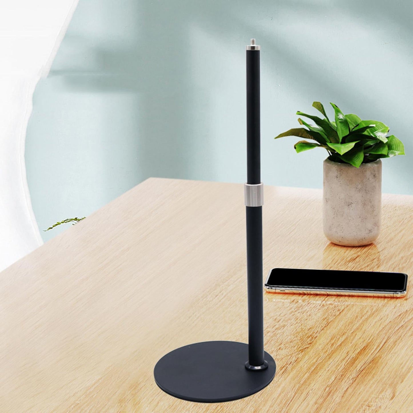 Portable Fill Light Stand Adjustable Lighting for Video Ring Light 24cm-39cm