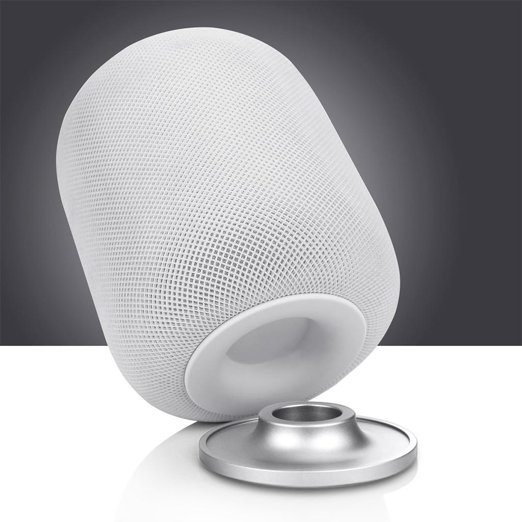 Stable Pad Accessories Shock Proof for Apple Homepod Speaker silver