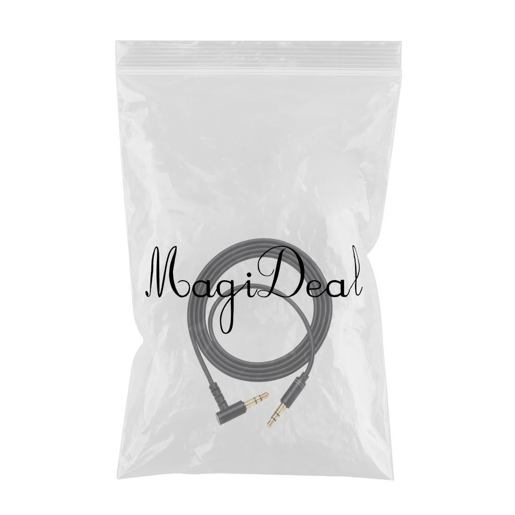 3.5mm Audio Cable Right Angle AUX Cable for Speaker Replacement Headphone