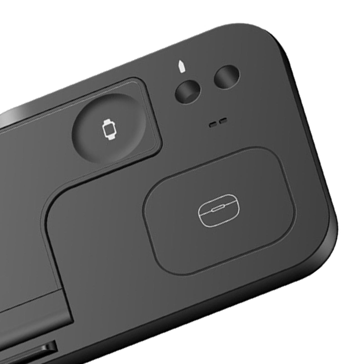 4 in1 F15W Fast Wireless Charger Foldable for Pencil Smartphone Earphones