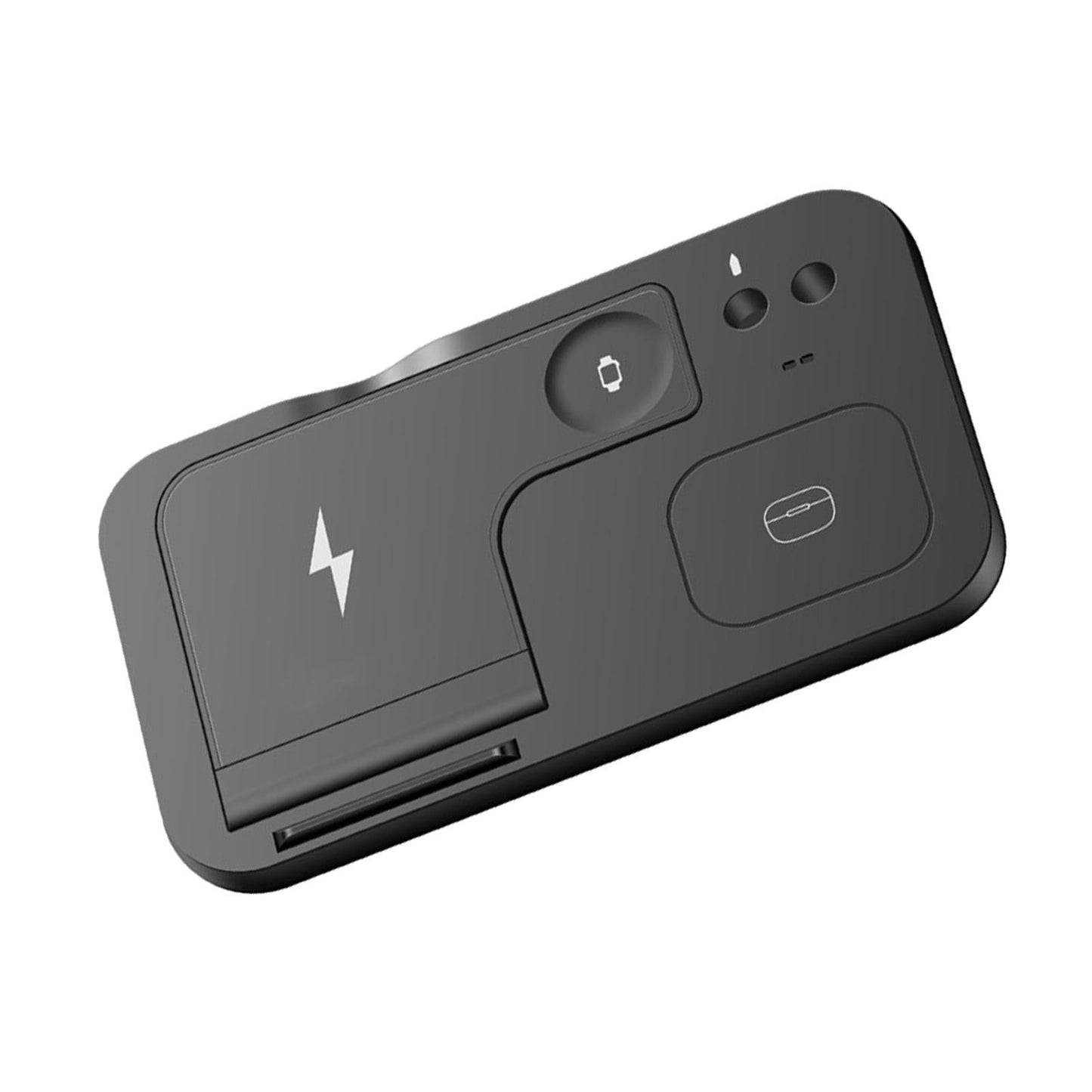 4 in1 F15W Fast Wireless Charger Foldable for Pencil Smartphone Earphones