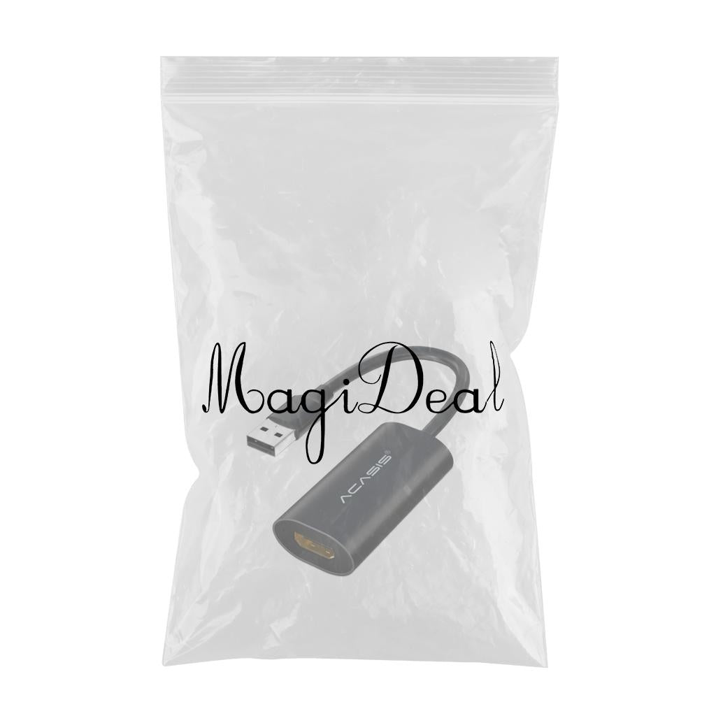 HDMI Capture Card Gameplay Console Camcorder Conference for Live Recording