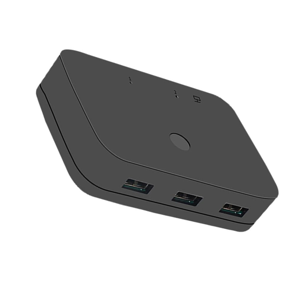 2 in 1 Out KVM Switch HDMI 4K@30Hz Share 2 Computers for Monitor Keyboard