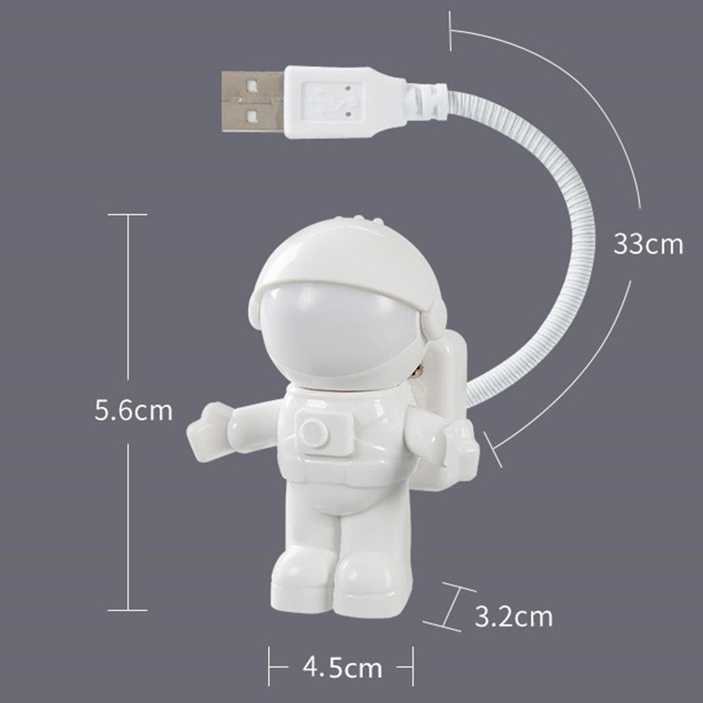 Keyboard Lamp Controllable Switch Plug in Flexible LED for PC Laptop Kids