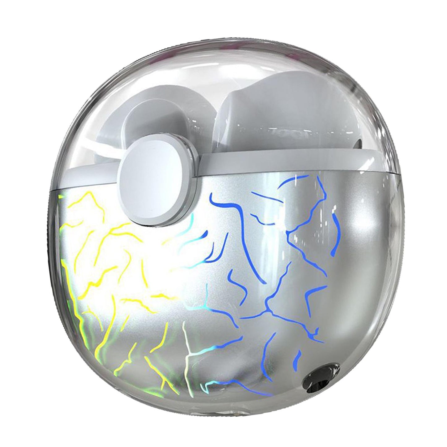 Earphones EarbudsTouch Control Breathing Light HiFi Sound Low-Latency White