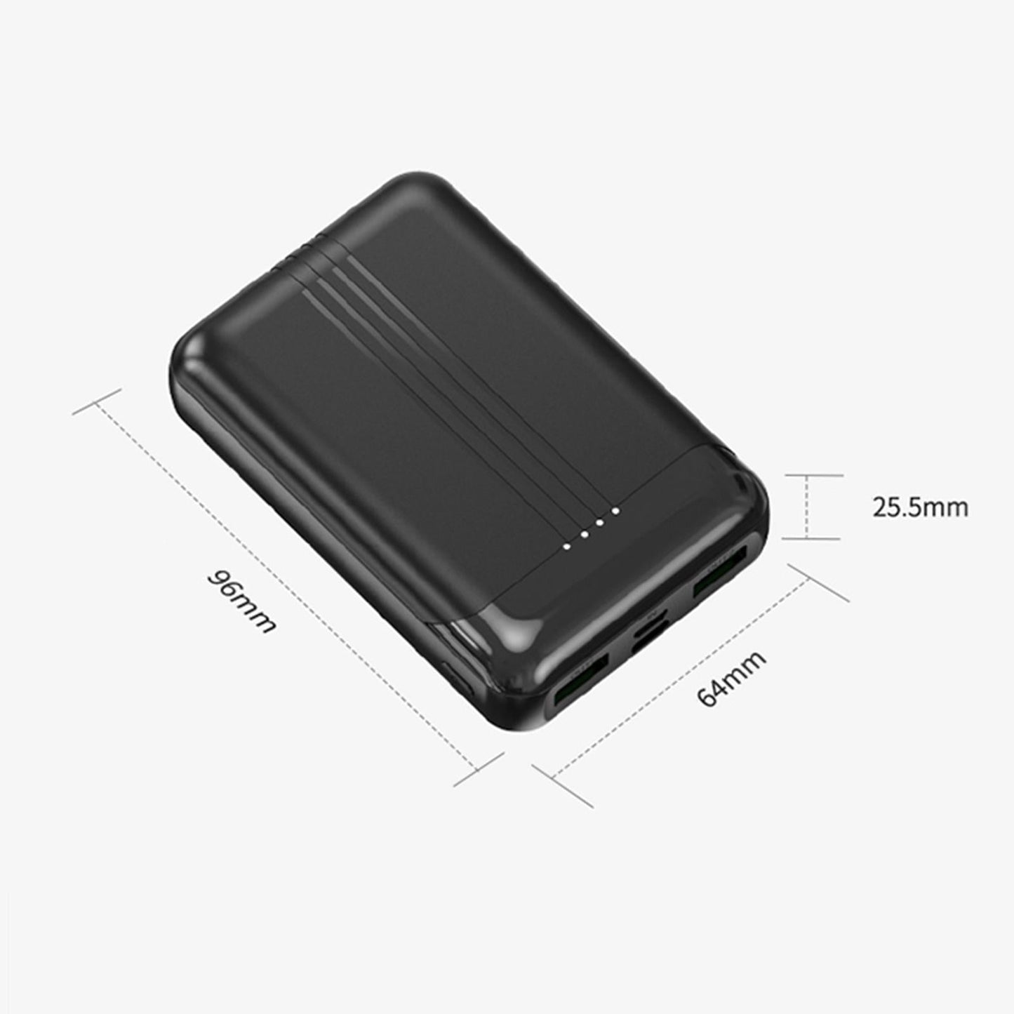 Portable DIY Power Bank Box 3x18650 Charging 3.0 Detachable Shell Case