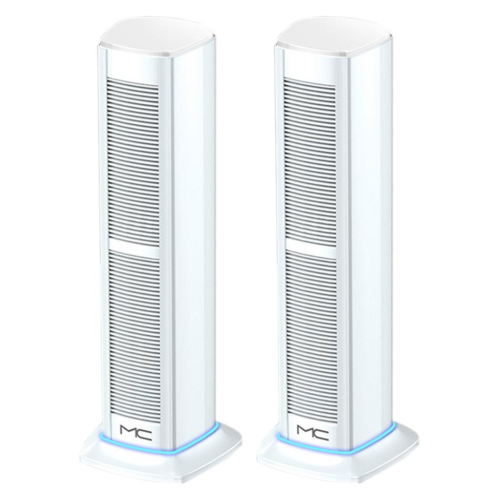 2Pcs Wireless Bluetooth Speaker Sound Box Sound Bass Waterproof White