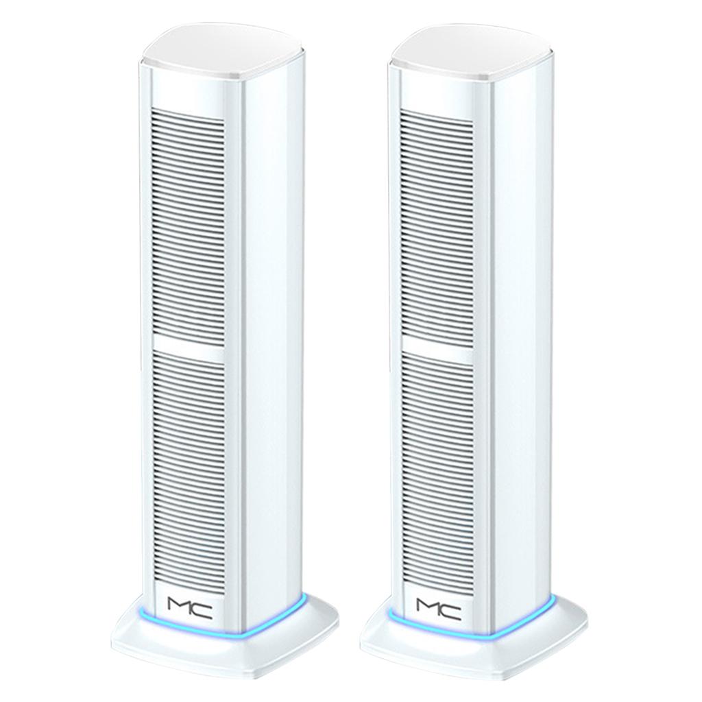 2Pcs Wireless Bluetooth Speaker Sound Box Sound Bass Waterproof White