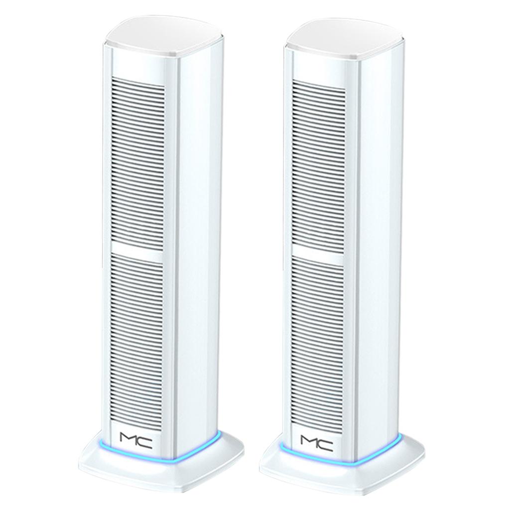 2Pcs Wireless Bluetooth Speaker Sound Box Sound Bass Waterproof White