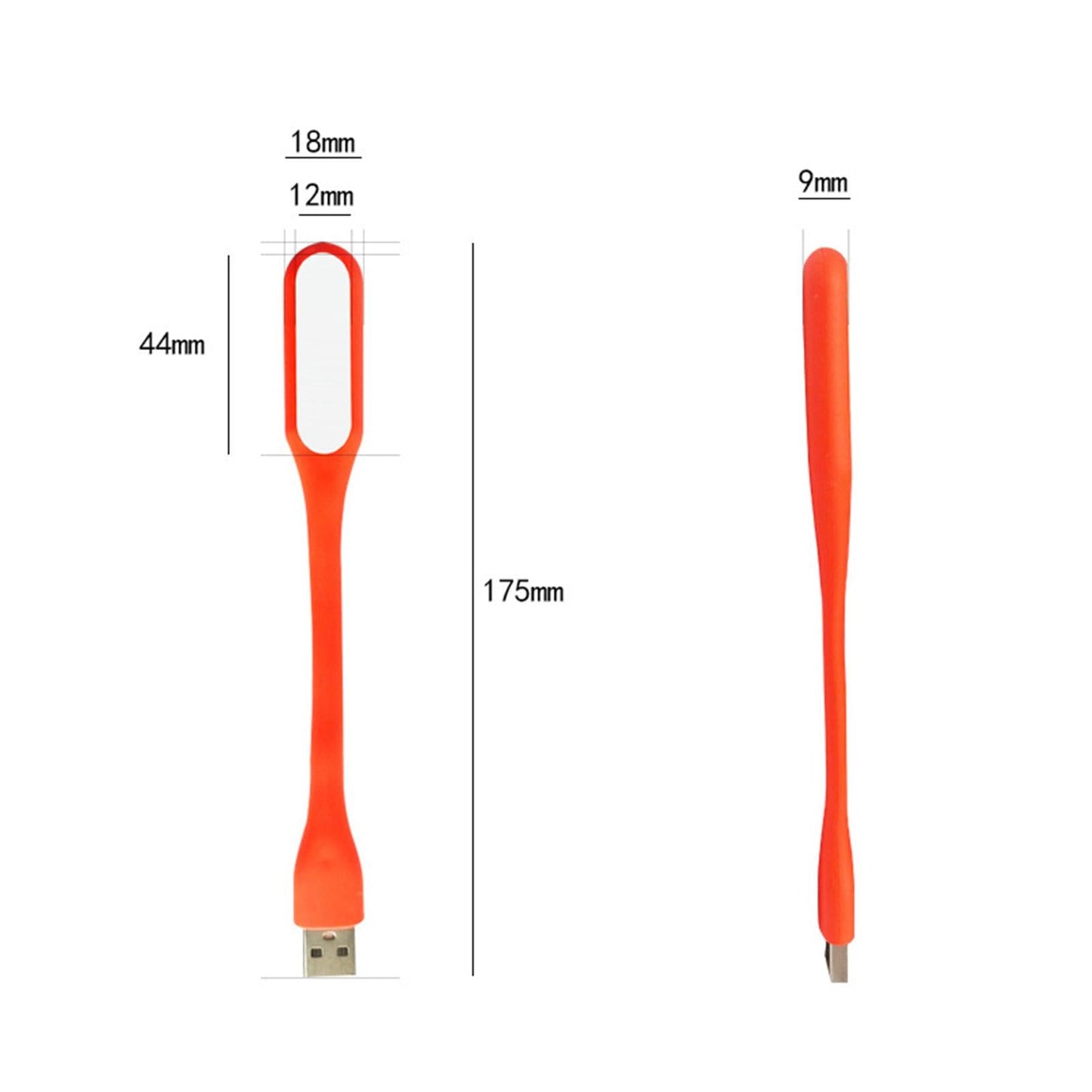 Flexible LED Light Lamp Portable Adjustable for Laptop Eye Care white