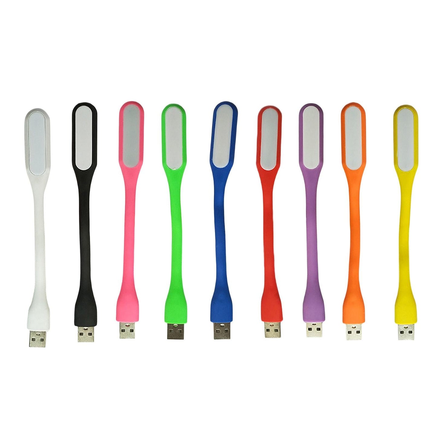 Flexible LED Light Lamp Portable Adjustable for Laptop Eye Care white