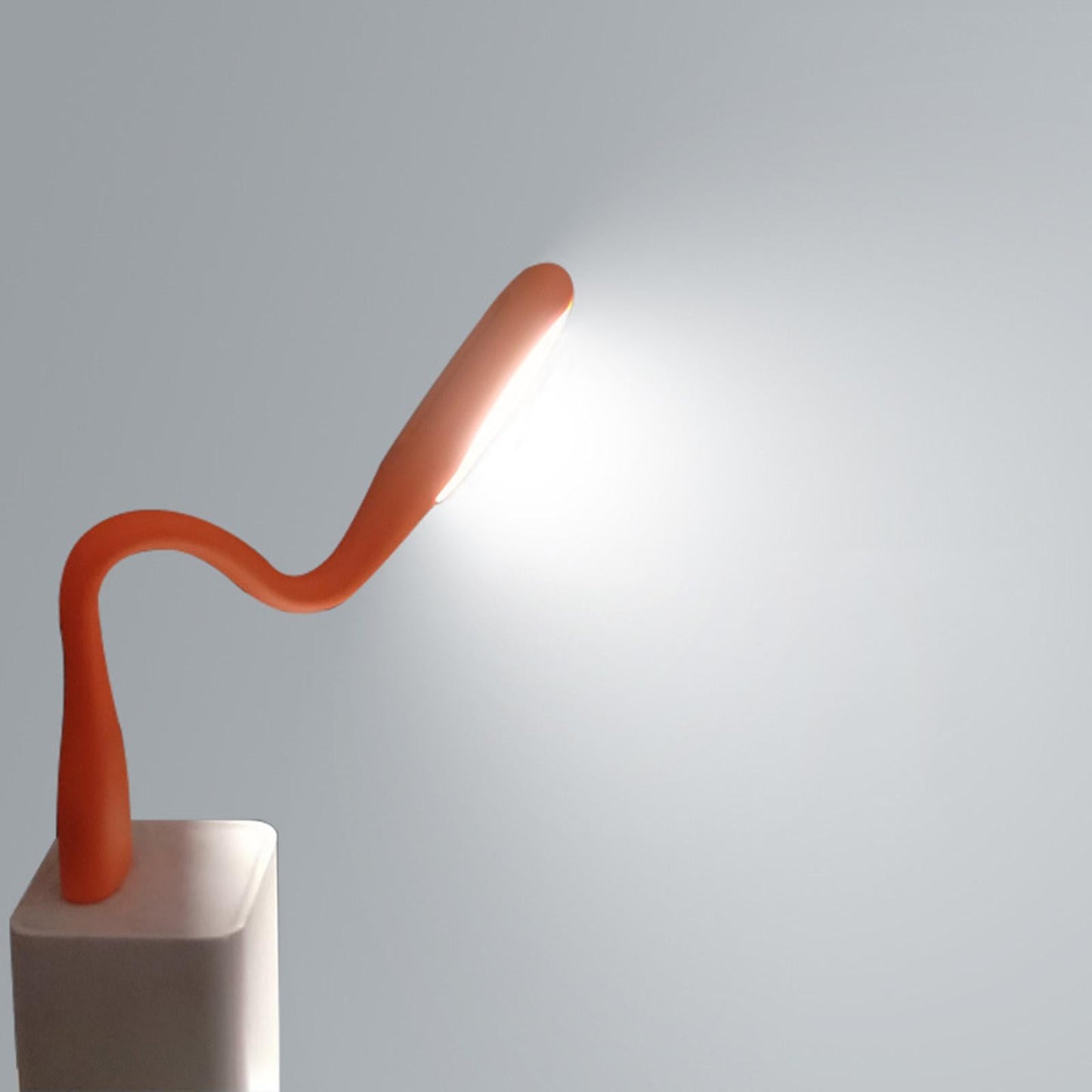 Flexible LED Light Lamp Portable Adjustable for Laptop Eye Care orange