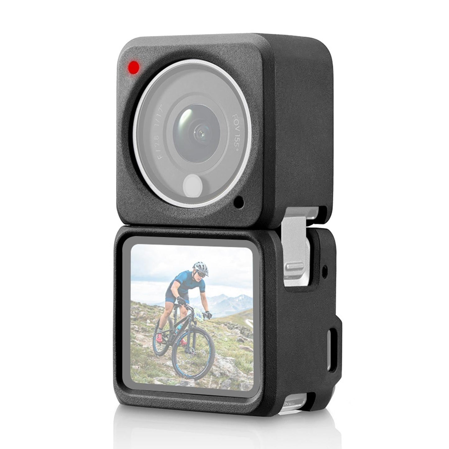 2PCS Anti-Drop Protective Case Magnetic Snap-In for DJI Action 2 Cameras