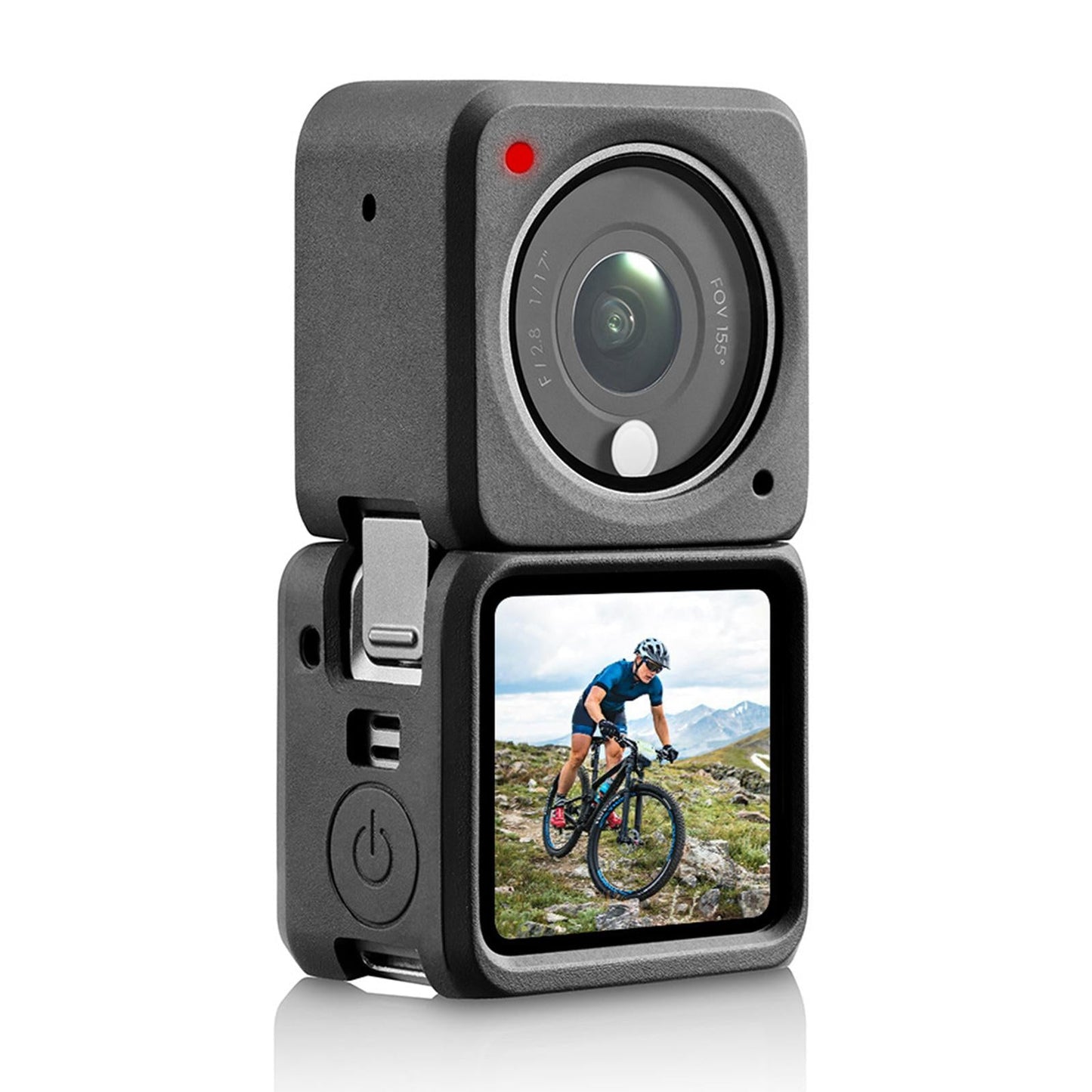 2PCS Anti-Drop Protective Case Magnetic Snap-In for DJI Action 2 Cameras