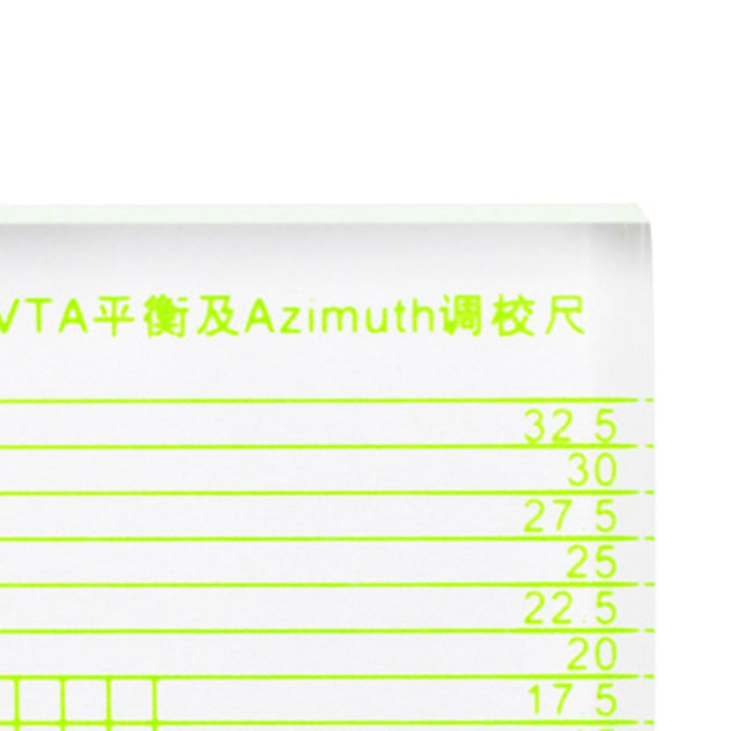Cartridge Azimuth Alignment Ruler Headshell Alignment Block Hi-Fi