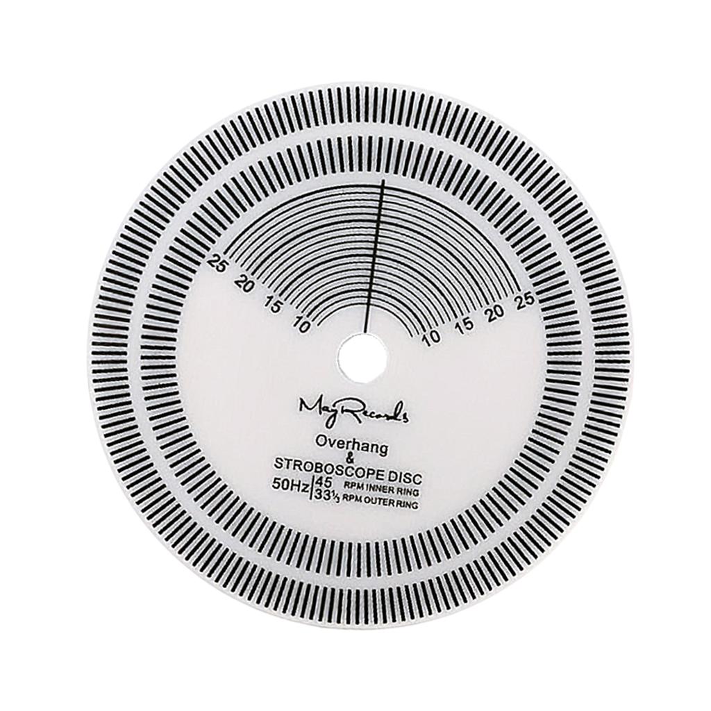 LP Vinyl Turntables Strobe Disc Protractor Speed Test Speed for Adjust Tool