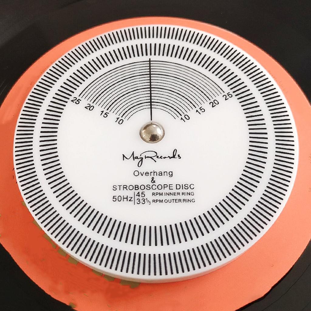 LP Vinyl Turntables Strobe Disc Protractor Speed Test Speed for Adjust Tool