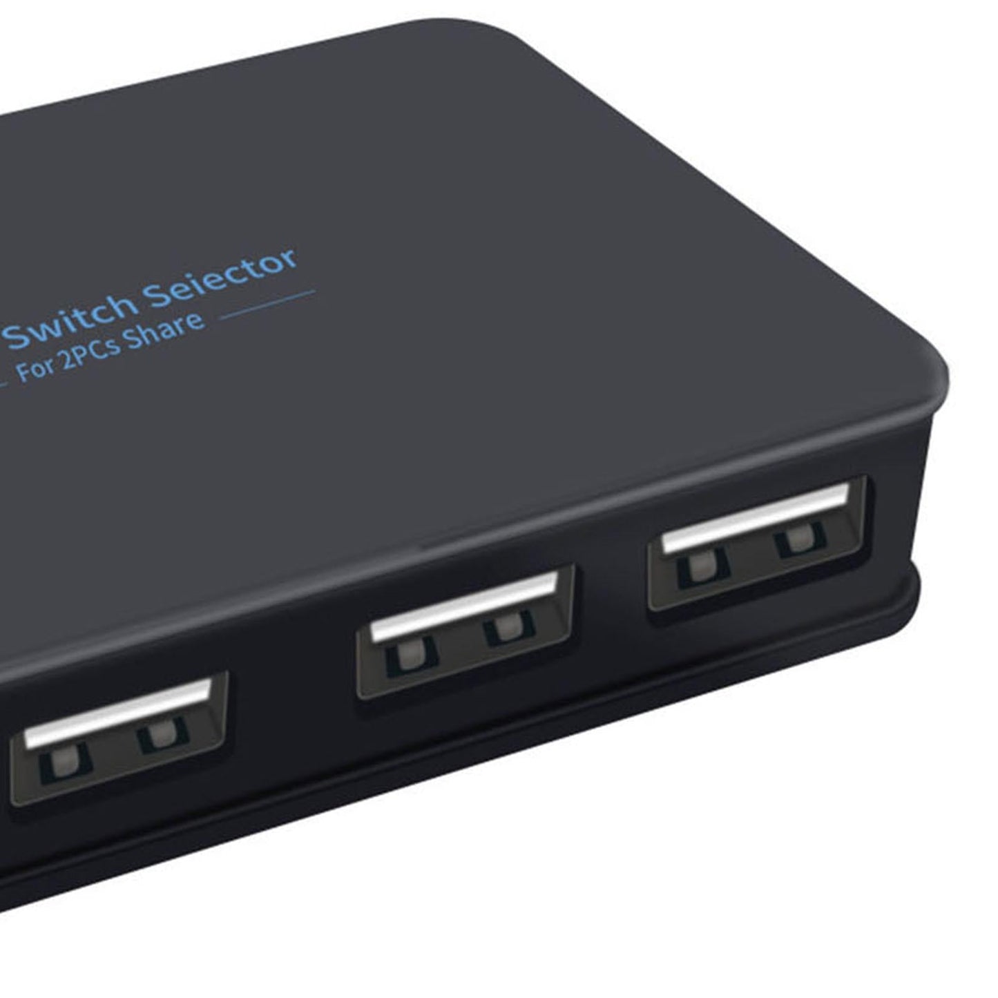 USB2.0 Switch Selector Switcher Box Hub 2 in 4 Output ,Button and LED Design