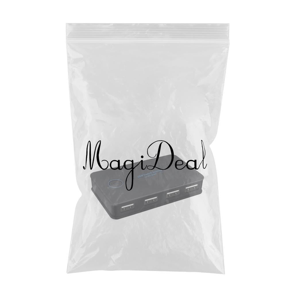 USB2.0 Switch Selector Switcher Box Hub 2 in 4 Output ,Button and LED Design