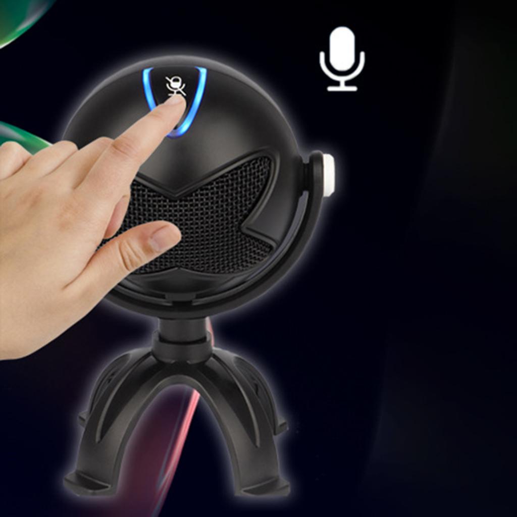 Desktop Alien Shape USB Microphone ,Stylish On PC for Recording Streaming