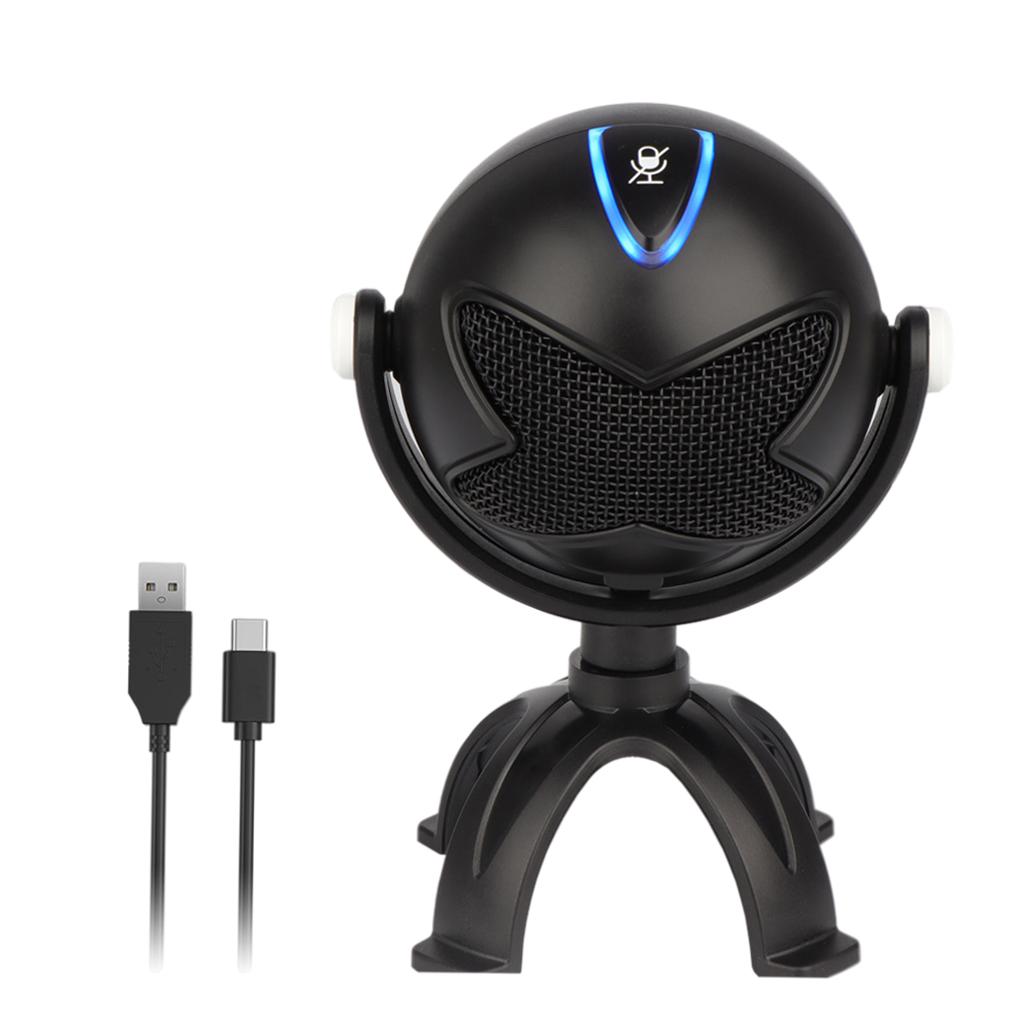 Desktop Alien Shape USB Microphone ,Stylish On PC for Recording Streaming