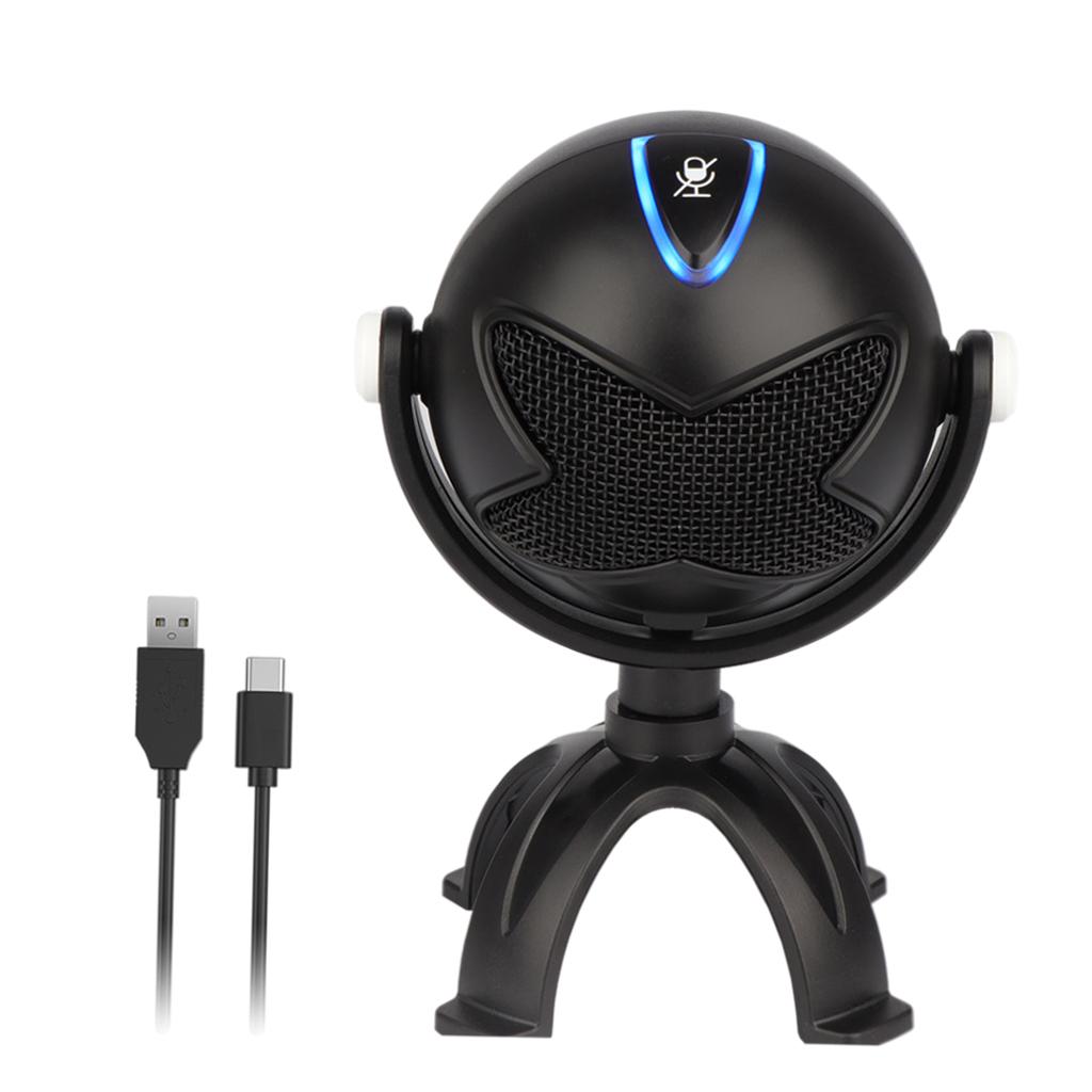 Desktop Alien Shape USB Microphone ,Stylish On PC for Recording Streaming