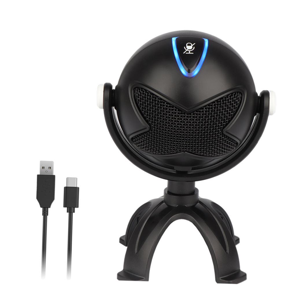 Desktop Alien Shape USB Microphone ,Stylish On PC for Recording Streaming
