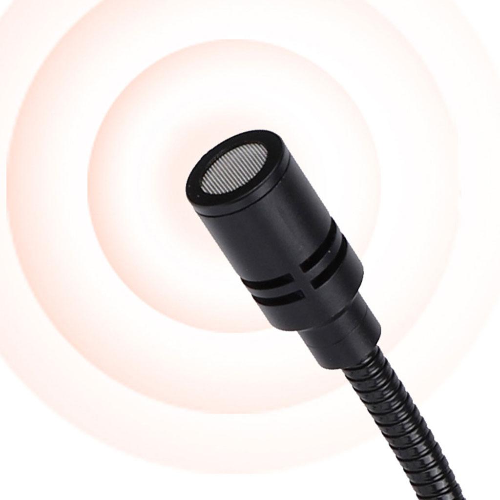 USB Condenser Microphones 360 Omni-Directional for Computer Black