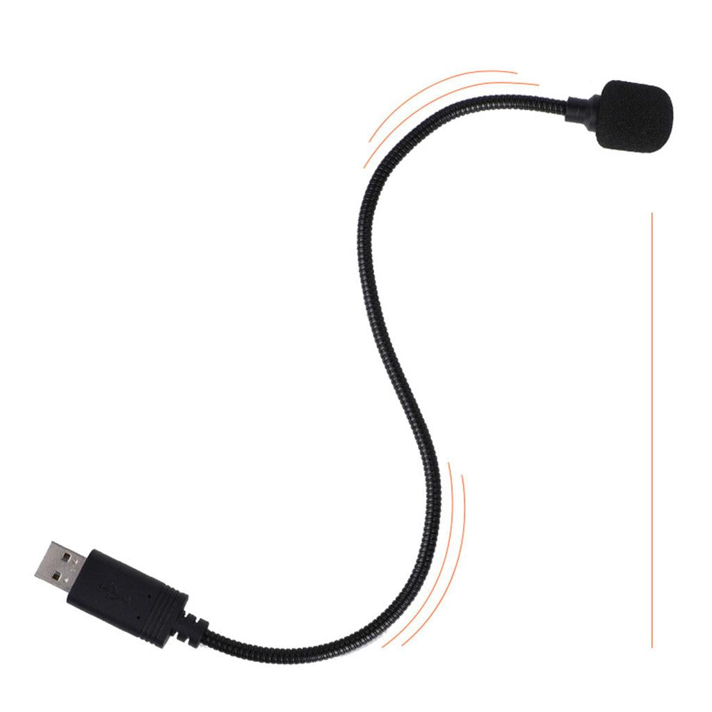 USB Condenser Microphones 360 Omni-Directional for Computer Black