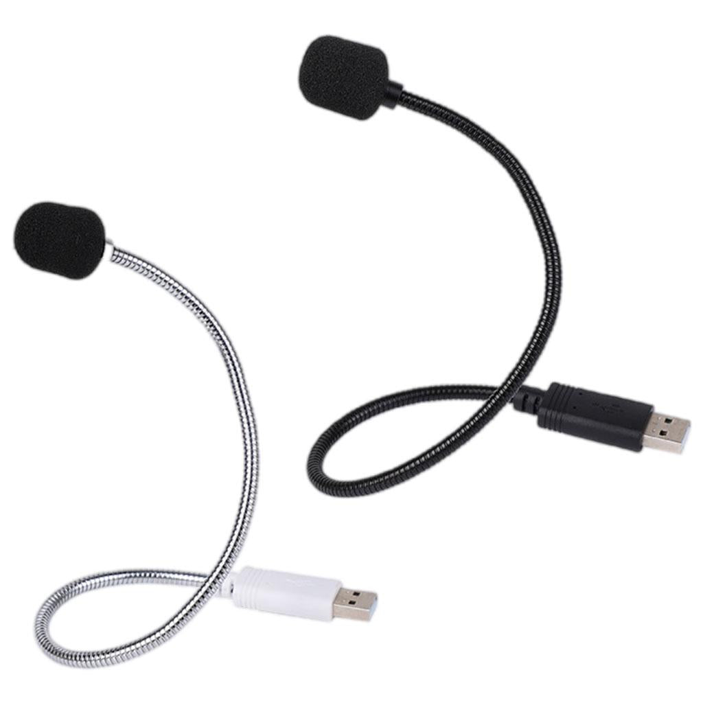 USB Condenser Microphones 360 Omni-Directional for Computer Black
