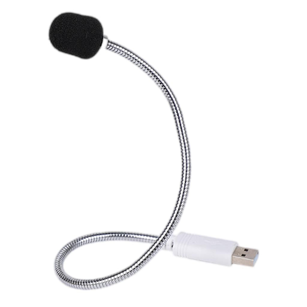 USB Condenser Microphones 360 Omni-Directional for Computer Silver