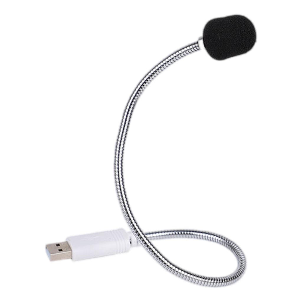 USB Condenser Microphones 360 Omni-Directional for Computer Silver