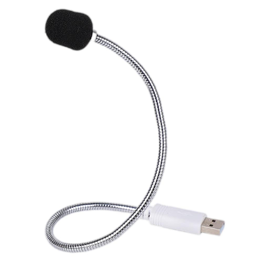 USB Condenser Microphones 360 Omni-Directional for Computer Silver
