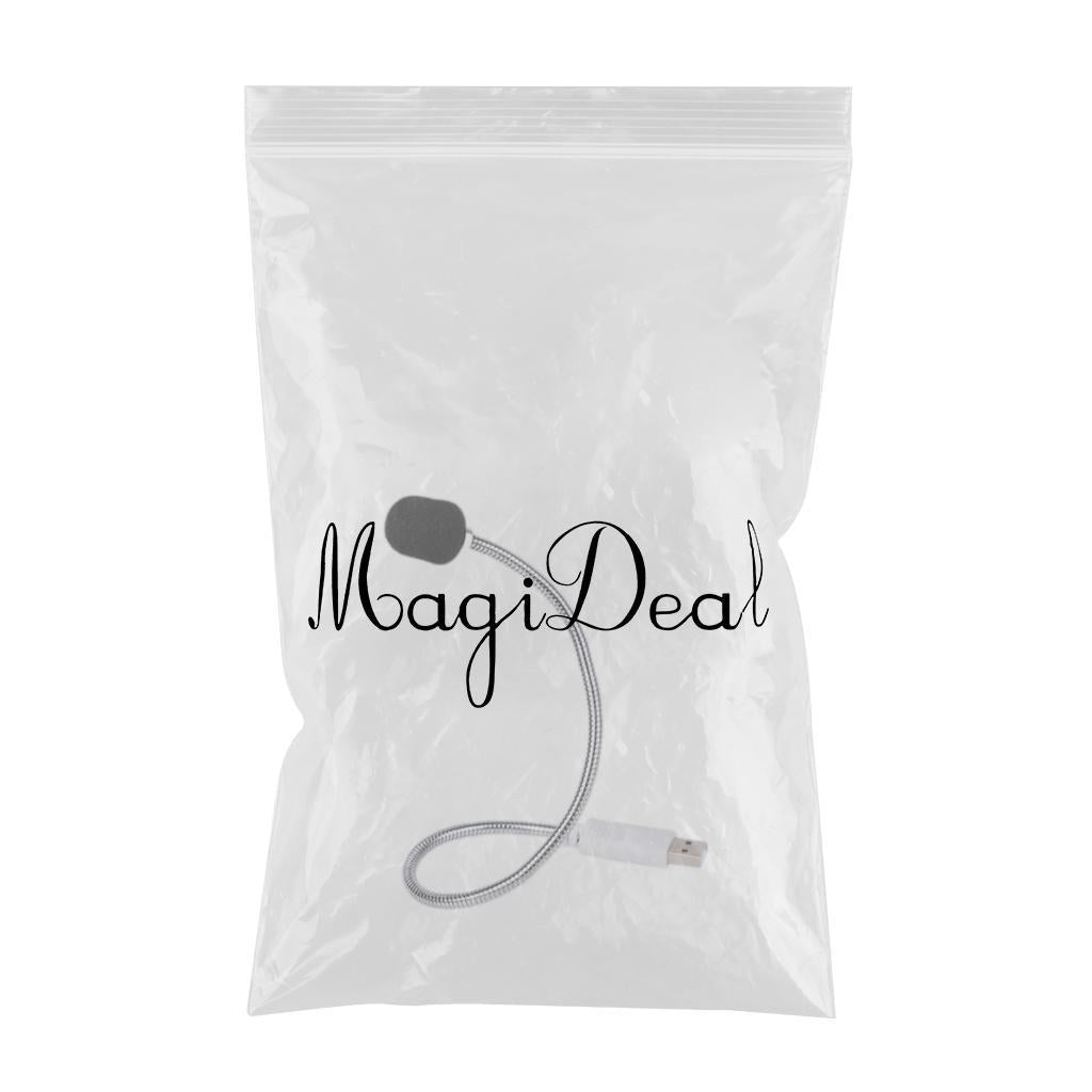 USB Condenser Microphones 360 Omni-Directional for Computer Silver