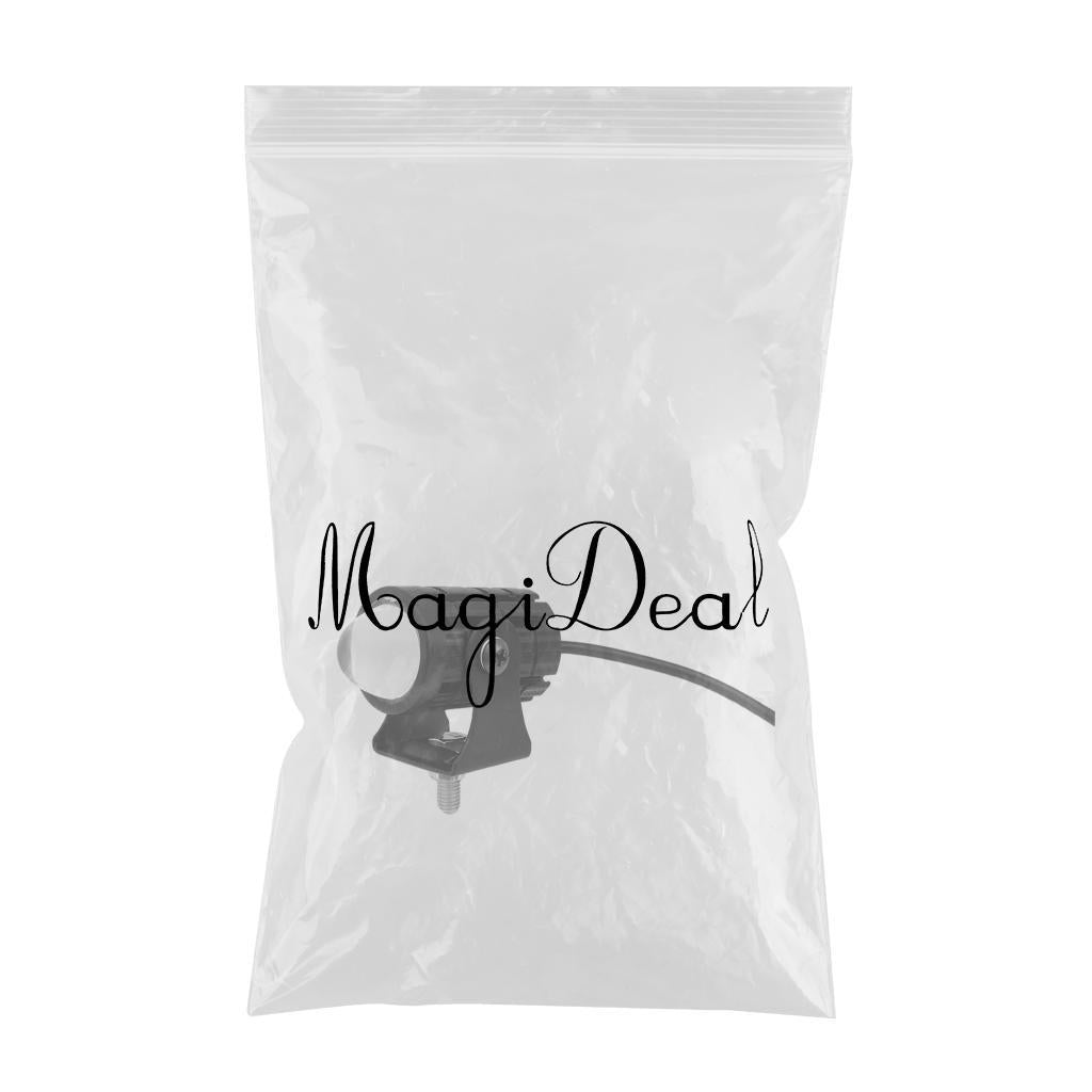 Motorcycle LED Headlight Driving Auxiliary Spotlight Bike Boat 6000K